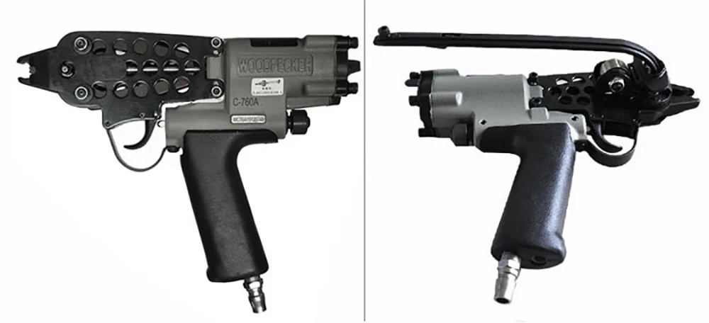 Pneumatic C ring gun