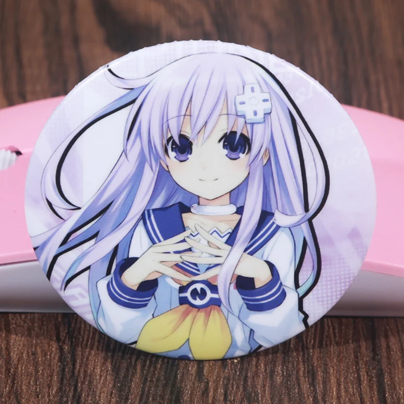 

FFFPIN 5.8cm Japan Brooch Cute Game Pin Hyperdimension Neptunia Breastpin Badge Coin Icon Ornament for Cloth Clothing Schoolbag