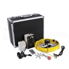 7D1 50M Sewer Waterproof Video Camera 7″ LCD Screen Drain Pipe Inspection DVR 12 Led W/ 4500MAh Battery