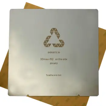 

ENERGETIC Clone Mk52 Heated bed, Spring Steel Sheet MK3 Heated bed applied PEI buildplate for Prusa i3 Mk52 Heated bed