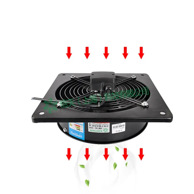 Квадратный внешний осевой вентилятор 220 В промышленный шкаф охлаждающий вытяжной вентилятор