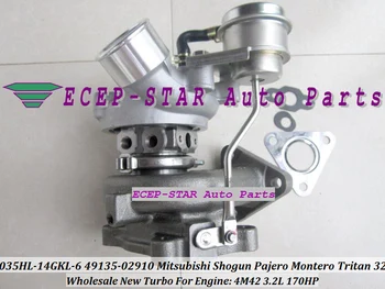 

TF035 49135-02910 49135-02920 4913502910 1515A123 Turbo For Mitsubishi SHOGUN PAJERO MONTERO 2007- TRITAN 3200 4M42 3.2L 170HP