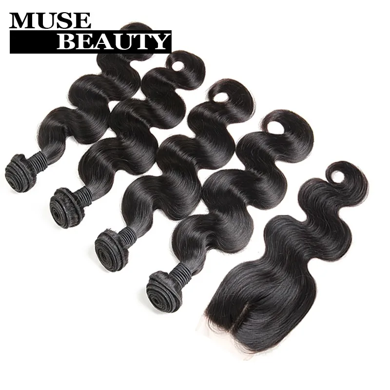 8A Brazilian Body Wave With Closure 4 Bundles Cexxy Brazilian Virgin Hair With Lace Closure Beauty Brazilian Body Wave Bundles (33)