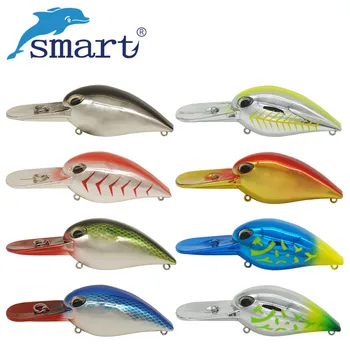 

SMART Crankbait 65mm 20g Floating 3-5m Crank Bait Noisy Fishing Lure Treble Hook Isca Artificial Para Pesca Leurre Peche Wobbler