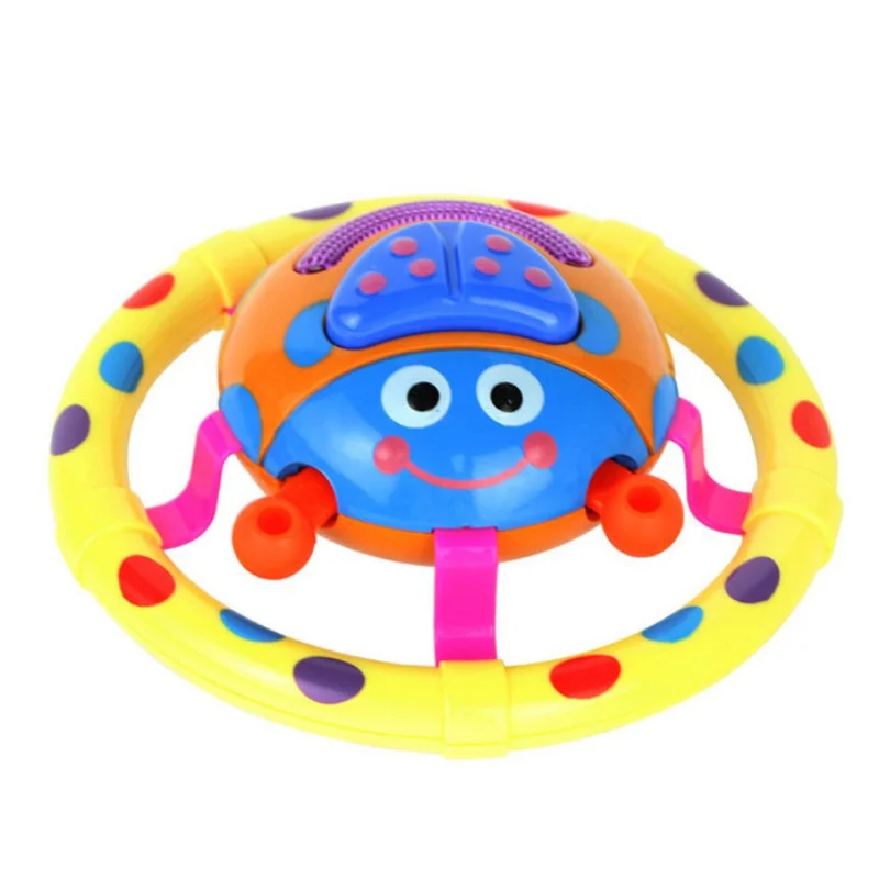 2017 Musical Toys Baby Kid Ladybug Shaped Music Toy Coolplay Ladybird Sound Toy With Light Flash for Language Development