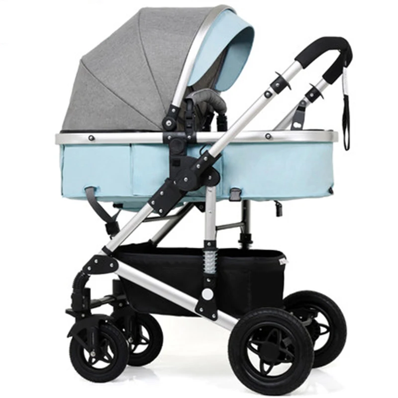 

Luxury Baby Stroller 2 in 1 High-Landscape Pram Portable Folding baby Carriage Cheaper Baby Stroller