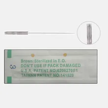 500 шт 7F традиционные иглы для тату 0,35*50 мм Перманентный макияж иглы татуировки для перманентного макияжа машины