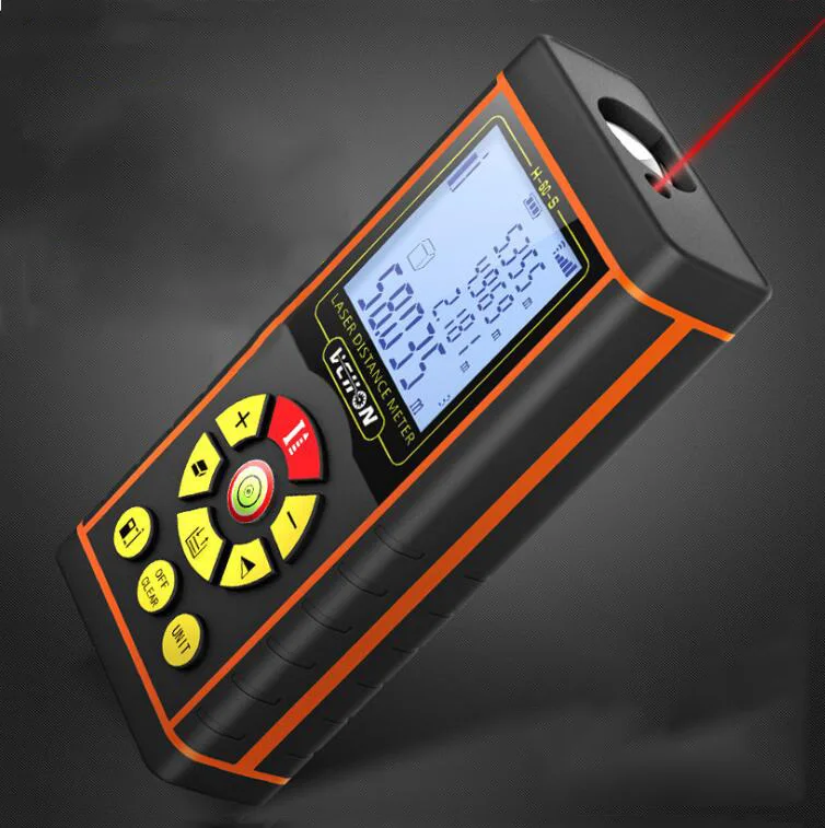

Laser rangefinder 40M 60M 80M 100M high precision infrared measurement rangefinder meter room sound broadcast test tool