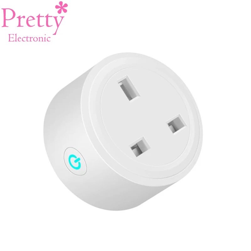 

1 PC Smart WiFi Socket UK Plug Home Wireless Outlet Voice Intelligent Control APP Remote Control Timer Alexa Echo Google HOME