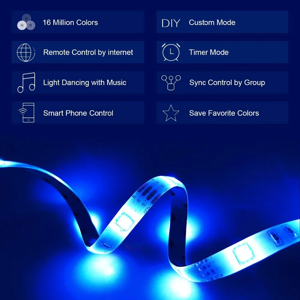 color changing led rope lights