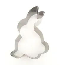 3D Кролик формочка для печенья из нержавеющей стали формочка для помадки инструменты для украшения торта