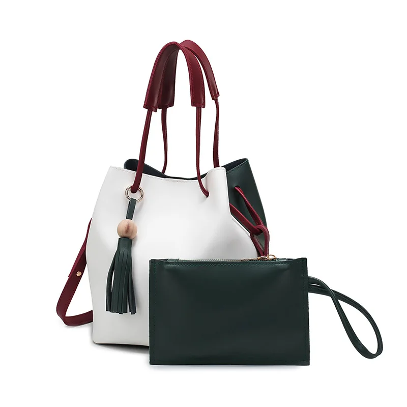 Women Fashion Drawstring Bucket Bag Shoulder Handbags Woman Messenger Bags For Gril Tote Vintage Crossbody Bag