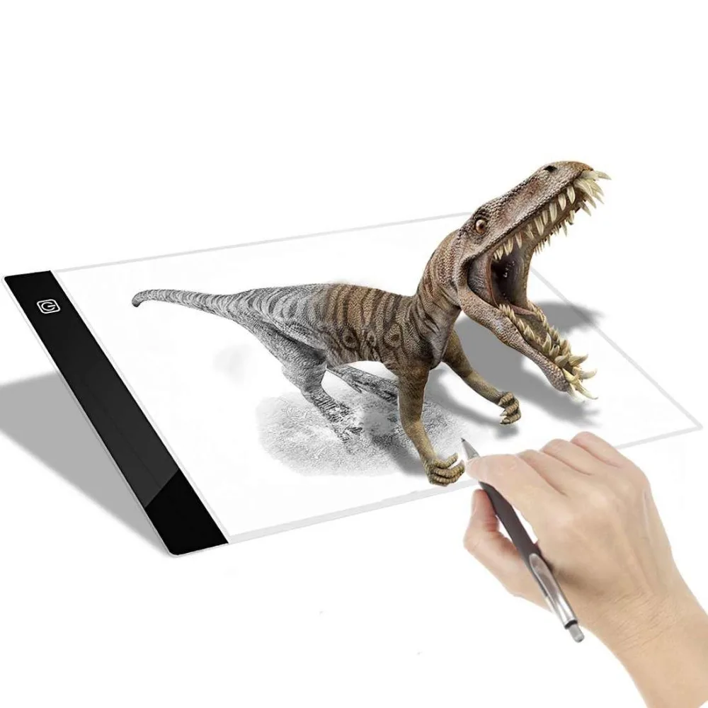

Wrumava Tracing Light Box A4 Ultra-thin USB Power LED Artcraft tracer Light Pad LightBox for Artists Drawing Sketching Board
