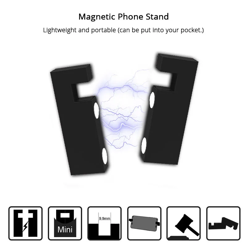 Portable Mobile Phone Magnetic Folding Bracket Holder Stand For iPhone X 7 8 6 Samsung S8 S9 Plus Tablet Car Ring Desktop Holder Portable Mobile Phone Magnetic Folding Bracket Holder Stand For iPhone X 7 8 6 Samsung S8 S9 Plus Tablet Car Ring Desktop Holder