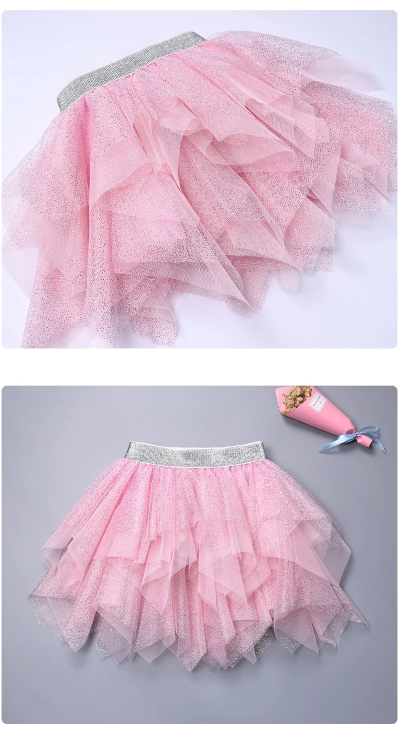 IYEAL/модные вечерние юбки-пачки принцессы для девочек; Многослойная фатиновая юбка-пачка принцессы на Хэллоуин; детская одежда