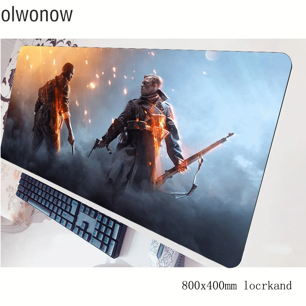 Коврик для мыши battlefield, геймер, 80x40 см, игровой коврик для мыши, Новое поступление, коврик для ноутбука, толстый коврик для мыши, игры для ПК, геймерские коврики, геймпад