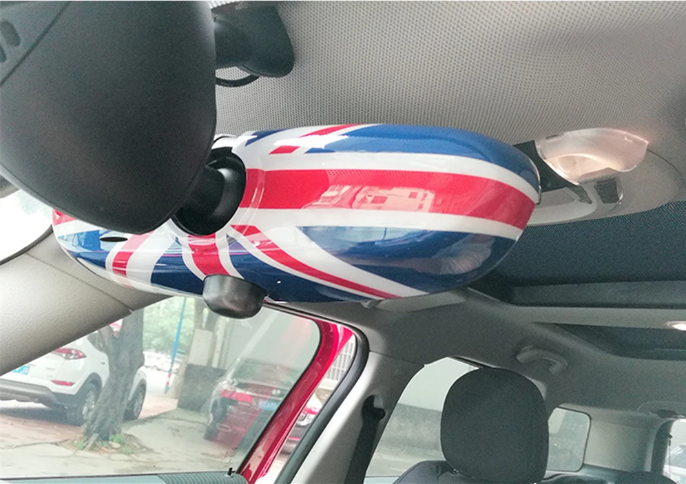 Для MINI Cooper R56 автомобильное интерьерное зеркало заднего вида Наклейка для Mini Countryman R60 аксессуары MINI R56 R55 Clubman R61 Paceman