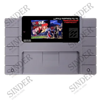 

Yu Yu Hakusho Final 16 bit Big Gray Super Game Card For NTSC PAL Game Player