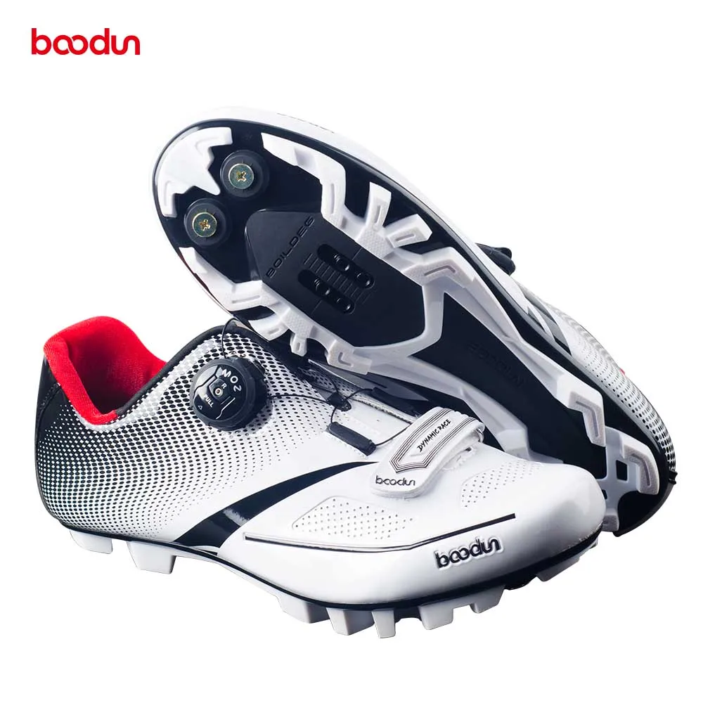 BOODUN ciclismo zapatos bicicleta de montaña bicicleta sapatilha ciclismo mtb bicicleta atlética superestrella Zapatos rojo hombres zapatillas mujeres