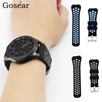 

Gosear Fashion Silicone Replacement Wristband Watch Strap Band for Samsung Gear S3 Classic Frontier Smartwatch Accessories