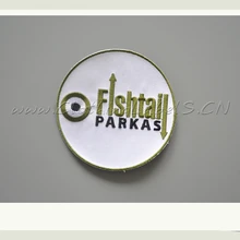 Индивидуализированные вышитые Заплатки с вышитым краем, высокое качество, меньшее количество минимального заказа, конкурентоспособная цена, саржевая ткань