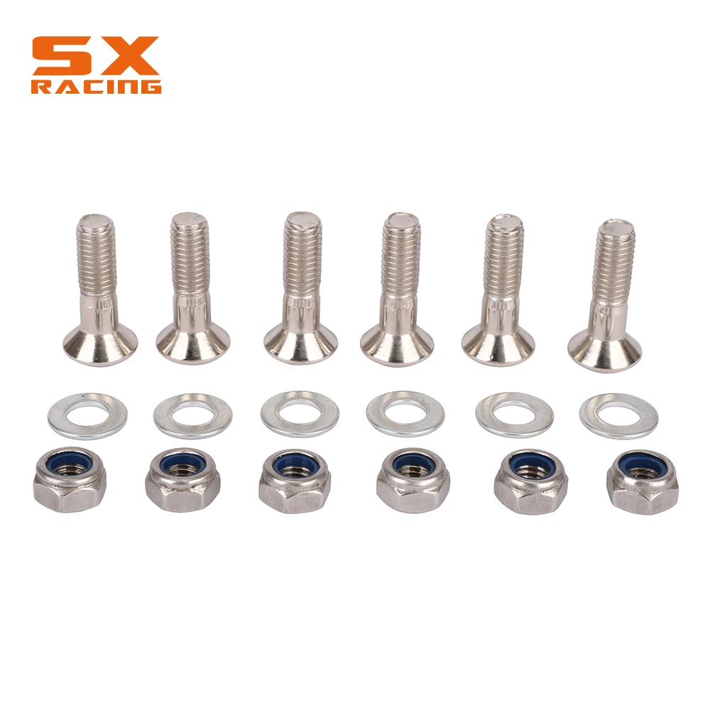 Motorcycle Iron Sprocket Bolts Screw KTM YAMAHA SUZUKI HONDA KAWASAKI EXC SX XC KXF YZF WRF KLX DRZ RMZ Dirt Bike