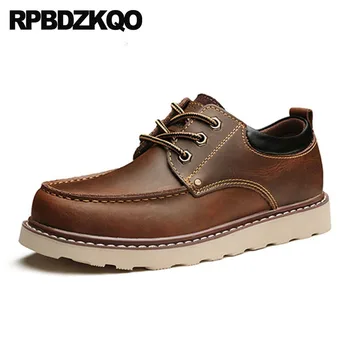 

oxfords lace up flats designer men casual shoes hot sale spring and autumn winter british style waterproof high quality 2018