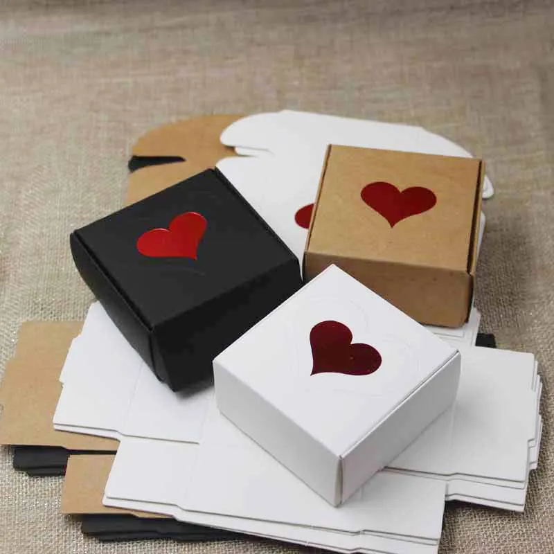 Новинка, большая коробка, красное мыло сердце, любовь, 1 лот = 20 шт, модная, крафт-бумага, подушка, ручная работа, Подарочная коробка, коробка для конфет, Свадебная коробка