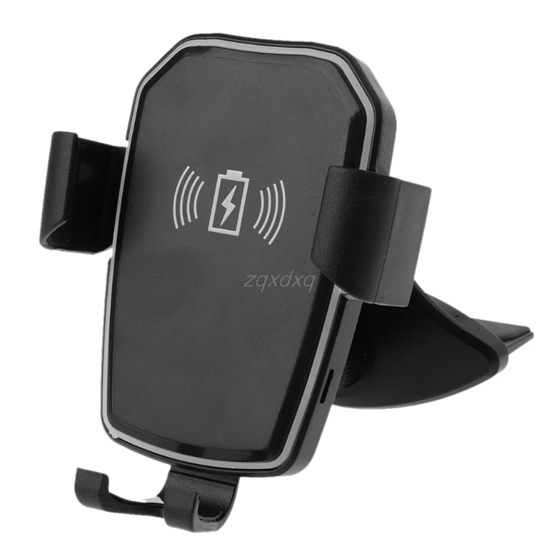  Auto Qi Drahtlose Ladegerät CD Montieren 360 Grad Drehbare Halter für iPhone X 8 Samsung S8 Whosale