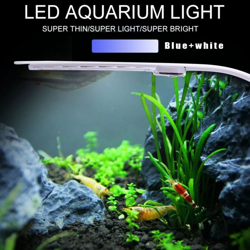 X5W EU/US Plug Super Bright LED Aquatic Plant Lamp Aquarium Light