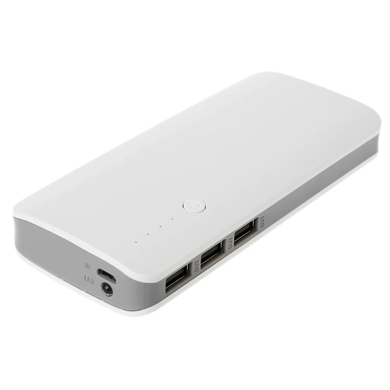 Пластиковый 5V 2.1A 3 USB power Bank зарядное устройство Повышающий Модуль+ 18650 литий-ионный Корпус Набор Случайная