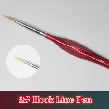 Model Special Point Brush Hook Line Pen Models Hobby Painting Tools Accessory Model Building Kits TOOLS color: 00|000|1|2|set 