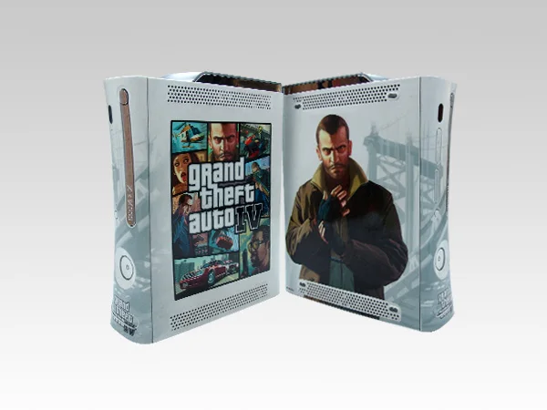 

Grand Theft Auto 036 Vinyl Skin Sticker Protector for Microsoft Xbox 360 Original fat skins Stickers for xbox360