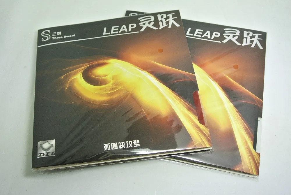 

SALE ITTF Approved Three Sword Leap High Elastic Table Tennis Rubber/ Ping Pong Rubber Send Rubber Proteciton Film