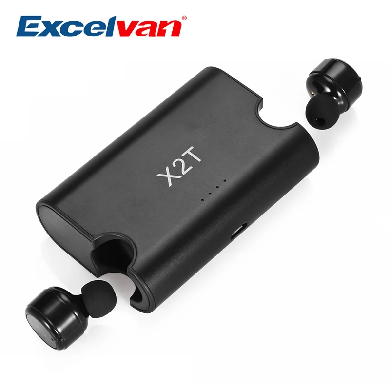 

Mini X2T Wireless Invisible In-Ear Twins Bluetooth Earphone Earbuds Noise Canceling Sport Stereo Headset For Iphone Android