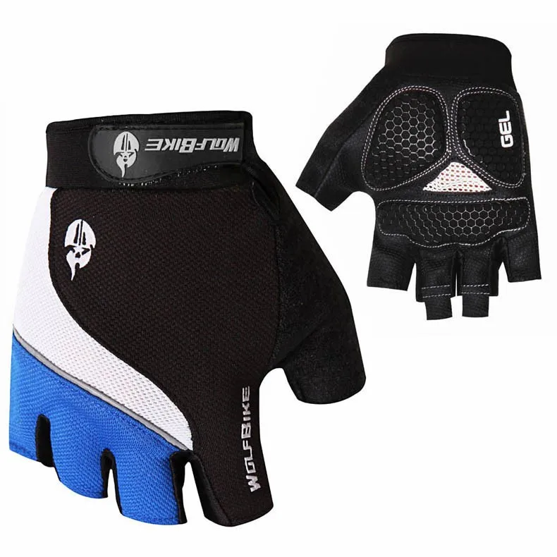 Professional WOLF BIKE Brand MTB Fingerless Fitness Guantes GEL Bicycle Bike Luvas Bicicleta Para Ciclismo Sports Cycling Gloves (6)
