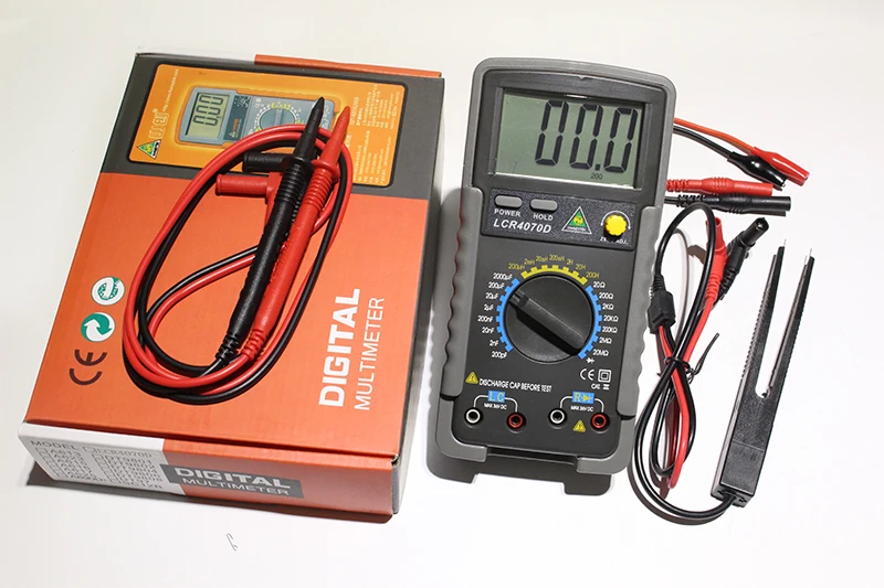 Digital bridge LCR4070D Capacitor mF uF Circuit Gauge Capacitance Meter Tester (3)