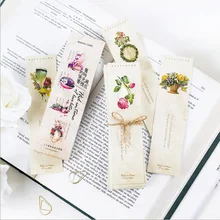 30 шт./кор. старые времена с надписью «love» подарок закладки маркер канцелярские Kawaii Закладка для книги Книга Держатель карточка сообщения, офисные школьные принадлежности, блокноты