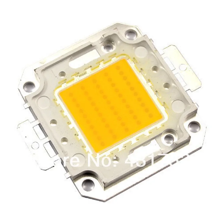 

2pcs 10W 20W 30W 50W 100W IC SMD 30*30 mil led Integrated cob chips High power Epistar Cold Warm white for Bulb Lamp Flood light