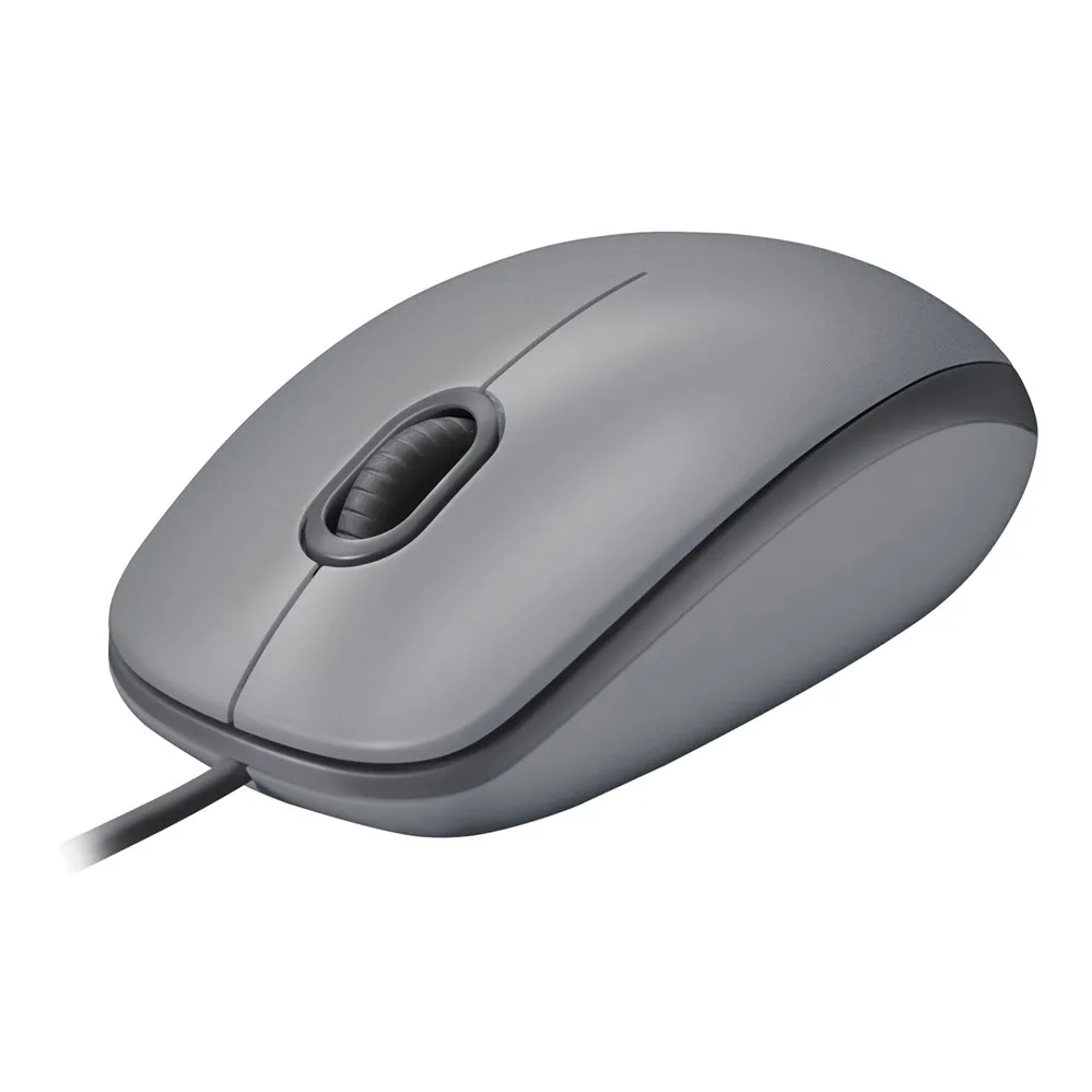 Logitech-M110-Ambidextro-ptico-USB-1000-DPI-85-g-Gris