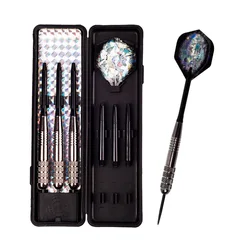 3Pcs 29g Professional Darts Set Steel Tip Iron Barrel Aluminum Shafts Laser Flights Competition Training Dart 3Pcs 29g Professional Darts Set Steel Tip Iron Barrel Aluminum Shafts Laser Flights Competition Training Dart