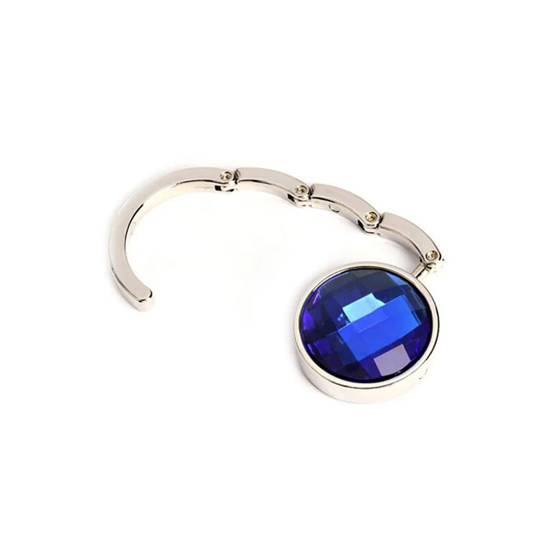

Practical Crystal Bags Purse 1 Pcs Lady Wholesales Hanger Holder Handbags Hook Folding Fashion Jewelry Accessories Clasps Hooks