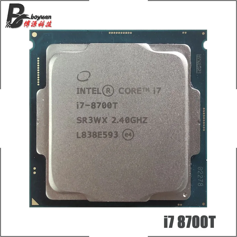 Процессор Intel Core i7-8700T i7 8700T 6-ядерный 2 4 ГГц LGA 1151 б/у | Компьютеры и офис