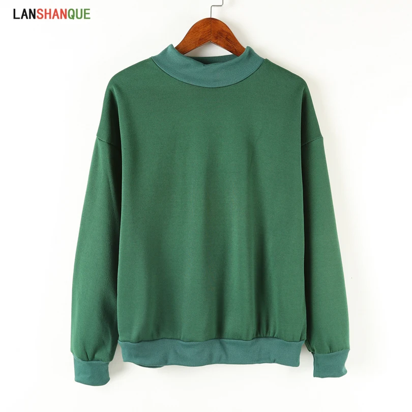 LANSHANQUE 2018 S XXXL Cute Women Hoodies Pullover 8