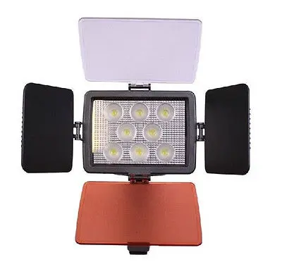  Professional 8 supper LED Video Light LED-5080 for Canon Nikon Pentax DSLR Camera Camcorder DV Lamp - 32893145406