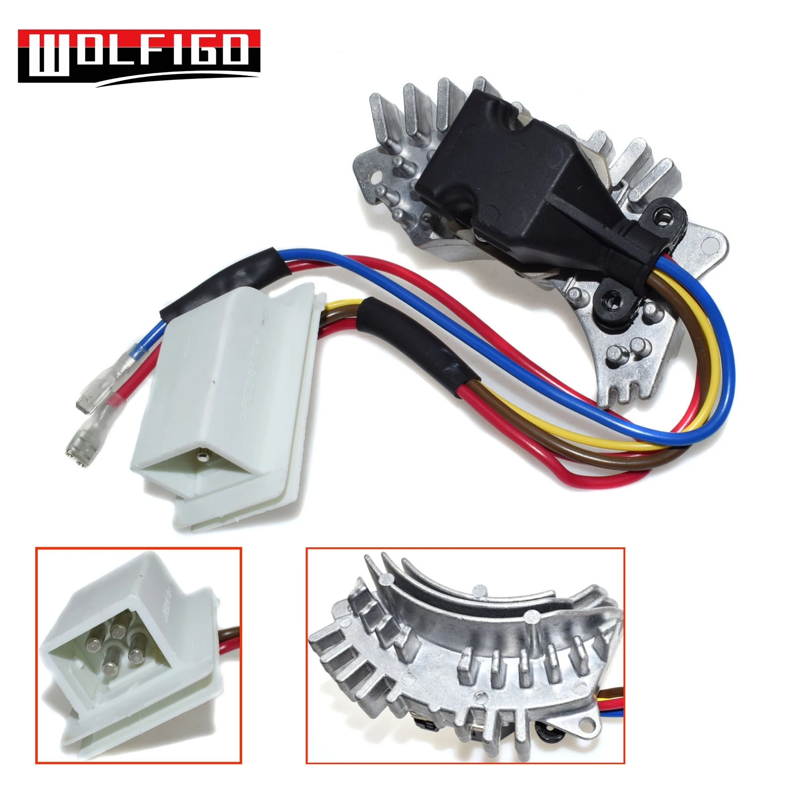 

WOLFIGO New Blower Motor Fan Resistor Regulator For MERCEDES C KLASA W202 1993-2000 202 820 25 10,2028202510,0148350005