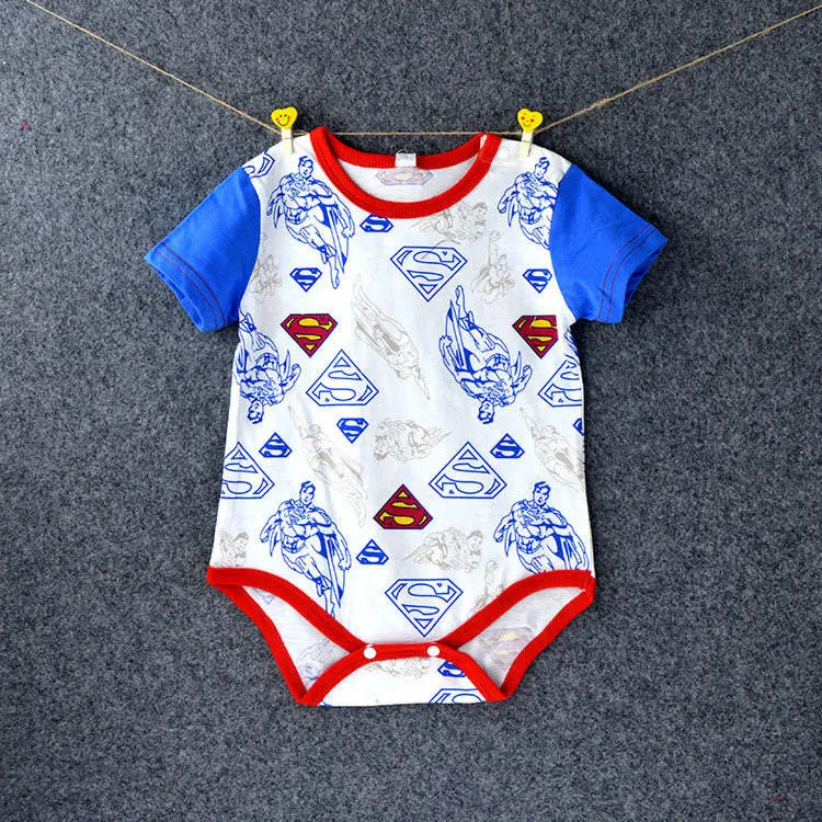 Baby Rompers Boy & Girl Bodysuits Summer fashion cotton new born baby clothes Short sleeve Cartoon baby jumpsuit baby clothes (22)
