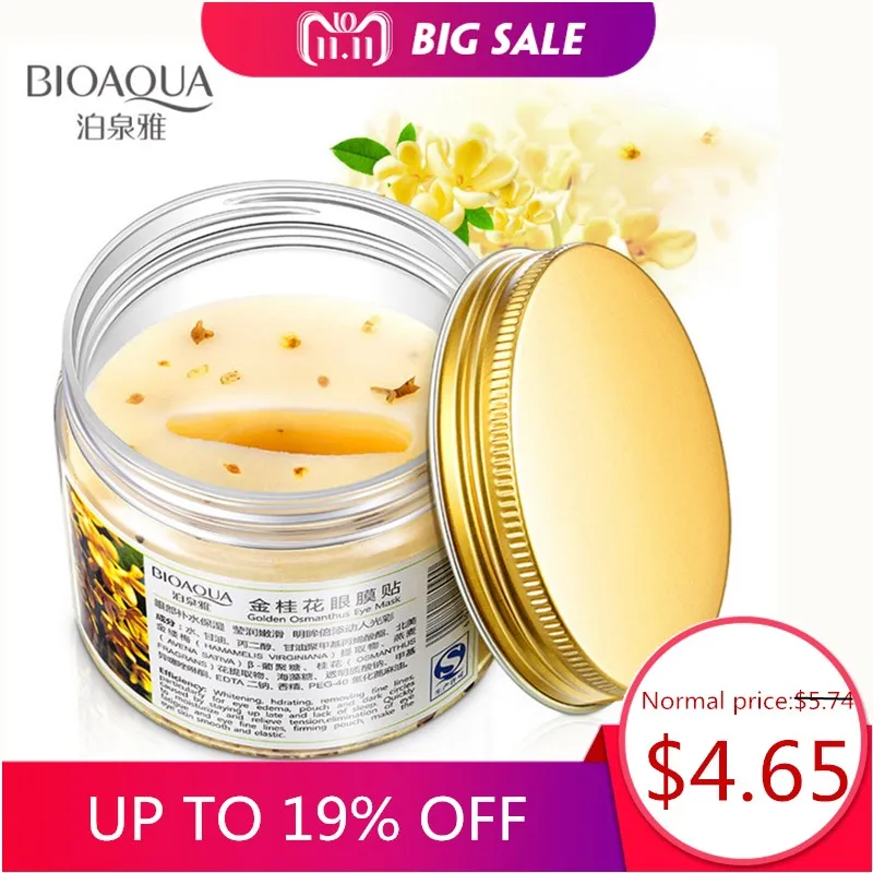 BIOAQUA Gold Osmanthus Eye Mask 80 Pcs/ Bottle Eye care Collagen gel