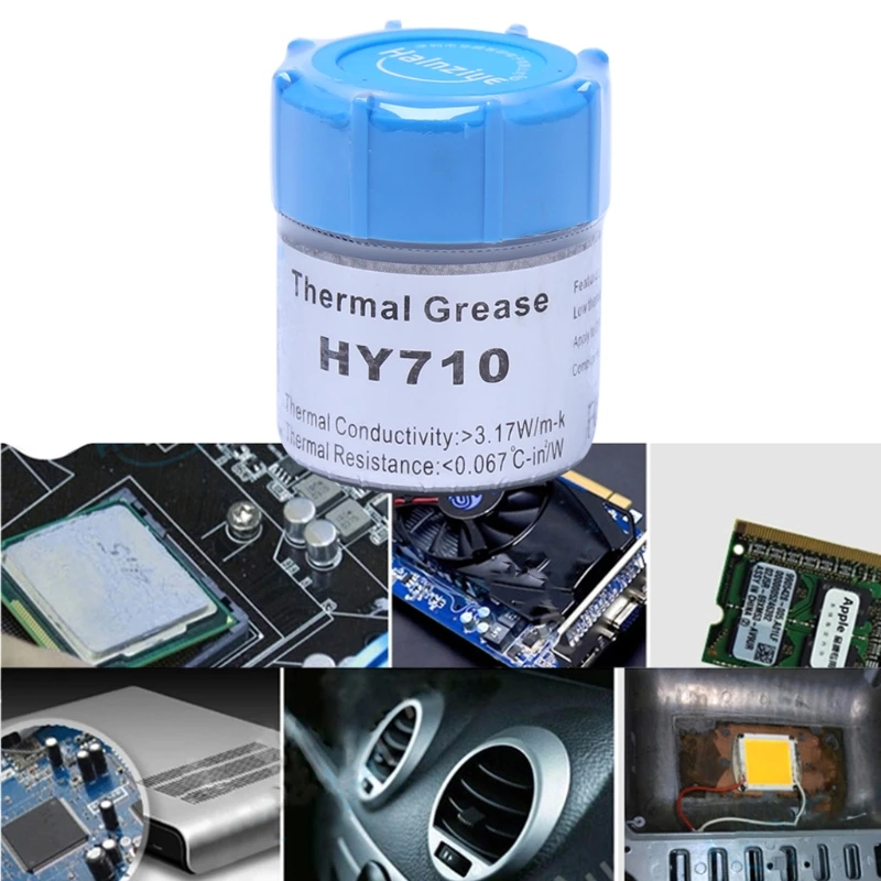 

10g HY710-CN10 Thermal Grease CPU Chipset Cooling Compound Silicone Paste 3.17W