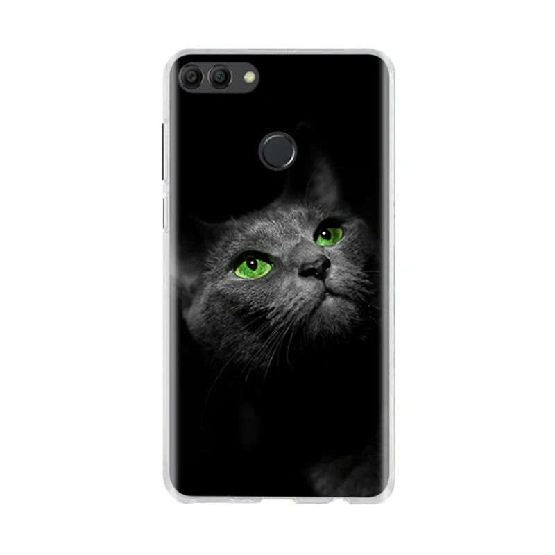 Для huawei Y9 чехол окрашенный защитный силиконовый 3D чехол с котом для huawei Enjoy 8 Plus чехол для huawei Y 9 Y9 чехол для телефона s - Цвет: NO.33